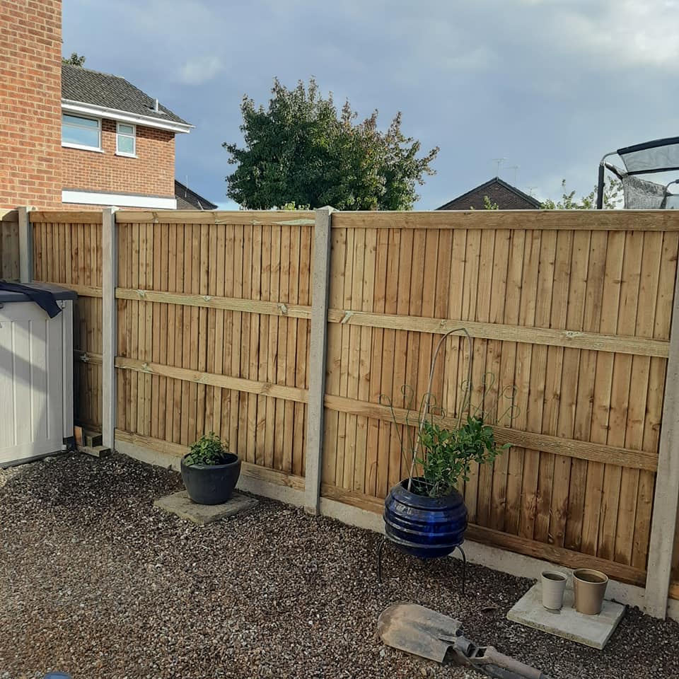 new garden fence